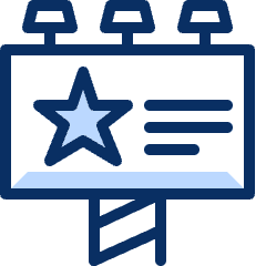 Business Billboard Icon from Cyber Duotone Set