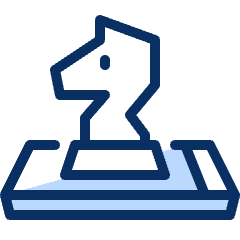 Business Chess Mobile Icon from Cyber Duotone Set