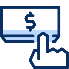 Business Click Bank Note Icon from Cyber Duotone Set
