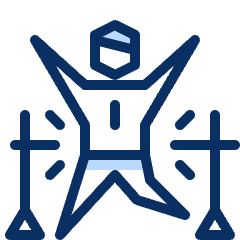 Business Goal Reach Icon from Cyber Duotone Set