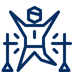 Business Goal Reach Icon from Cyber Line Set