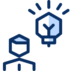 Business Idea User 3 Icon from Cyber Duotone Set