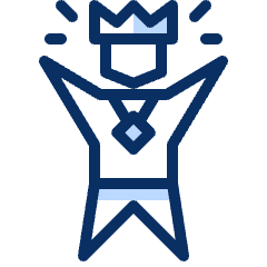 Business King Icon from Cyber Duotone Set