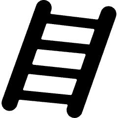 Business Ladder Icon from Ultimate Bold Set