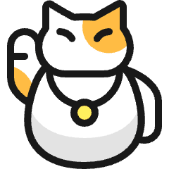 Business Lucky Cat Icon from Ultimate Colors Set