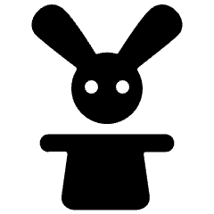 Business Magic Rabbit Icon from Ultimate Bold Set