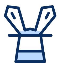 Business Magic Rabbit Icon from Cyber Duotone Set