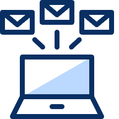 Business Mail Batch Icon from Cyber Duotone Set