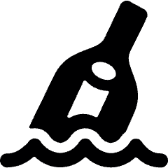 Business Message Bottle Icon from Ultimate Bold Set