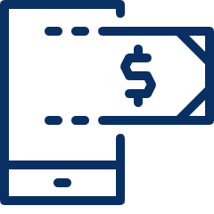 Business Mobile Icon from Cyber Line Set