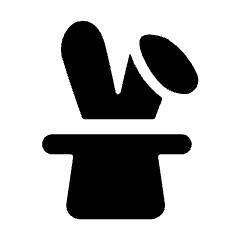 Business Rabbit Hat Icon from Ultimate Bold Set