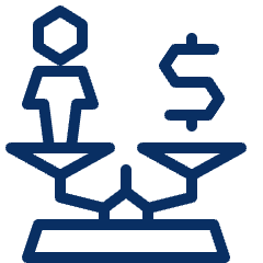 Business Scale 1 Icon from Cyber Line Set