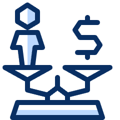Business Scale 1 Icon from Cyber Duotone Set