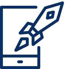 Business Startup Mobile Icon from Cyber Line Set