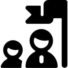 Business Team Goal Icon from Ultimate Bold Set