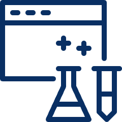 Business Window Experiment Icon from Cyber Line Set