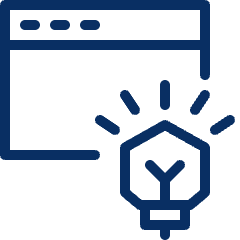 Business Window Idea Icon from Cyber Line Set