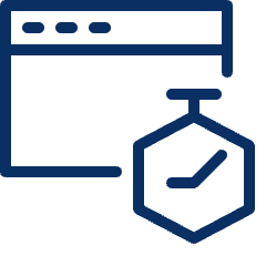 Business Window Time Icon from Cyber Line Set