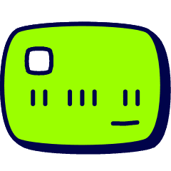 Credit Card 1 Icon from Stickies Duo Set