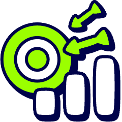 Focus Target Increase Icon from Stickies Duo Set