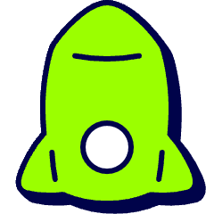 Rocket Icon from Stickies Duo Set