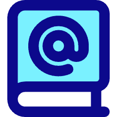 Address Book Icon from Core Pop Set