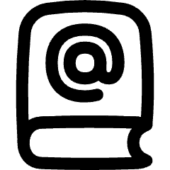 Address Book Icon from Flex Line Set