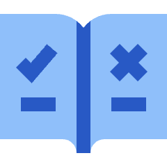 Book Flip Previous Page Arrow Icon from Sharp Flat Set