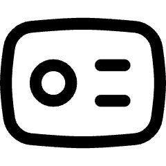 Business Card Icon from Flex Line Set