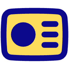 Business Card Icon from Plump Pop Set