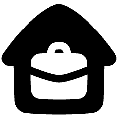 Business Profession Home Office Icon from Plump Solid Set