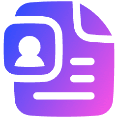 Business User Curriculum Icon from Plump Gradient Set