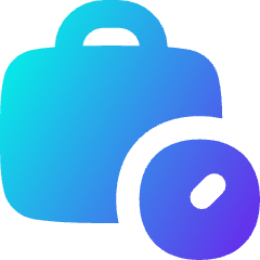 Business Work History Icon from Flex Gradient Set