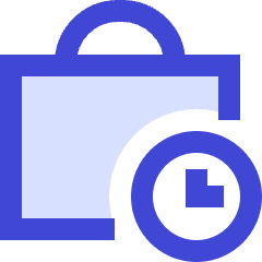 Business Work History Icon from Sharp Duo Set