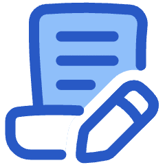 Document Contract Edit Sign Icon from Plump Duo Set