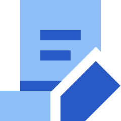 Document Contract Edit Sign Icon from Sharp Flat Set