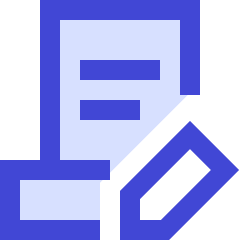 Document Contract Edit Sign Icon from Sharp Duo Set