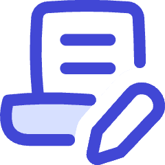 Document Contract Edit Sign Icon from Flex Duo Set