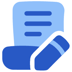 Document Contract Edit Sign Icon from Plump Flat Set