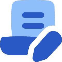 Document Contract Edit Sign Icon from Flex Flat Set