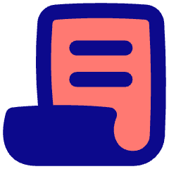 Document Contract License Icon from Flex Pop Set