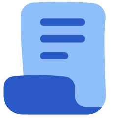 Document Contract License Icon from Plump Flat Set