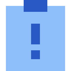 Important Note Icon from Sharp Flat Set