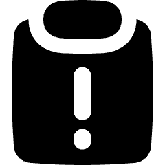 Important Note Icon from Flex Solid Set