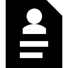 Interface User Curriculum Icon from Sharp Solid Set