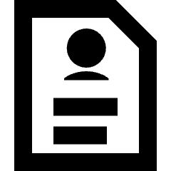Interface User Curriculum Icon from Sharp Remix Set
