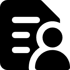 License Agreement Document Icon from Core Solid Set