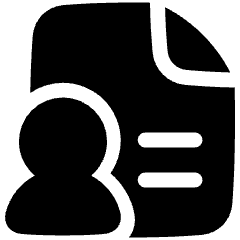 License Agreement Document Icon from Plump Solid Set