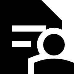 License Agreement Document Icon from Sharp Solid Set