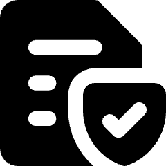 Nda Contract Document Icon from Core Solid Set